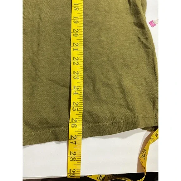 Cotton Citizen Mens Presley Slub Knit Shirt Sz L Olive Green LS Button Up - Picture 6 of 8